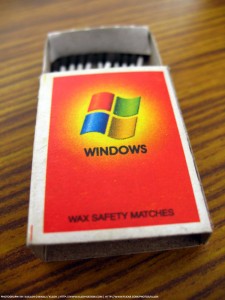 спички с логотипом windows