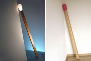 Лампа в форме спички